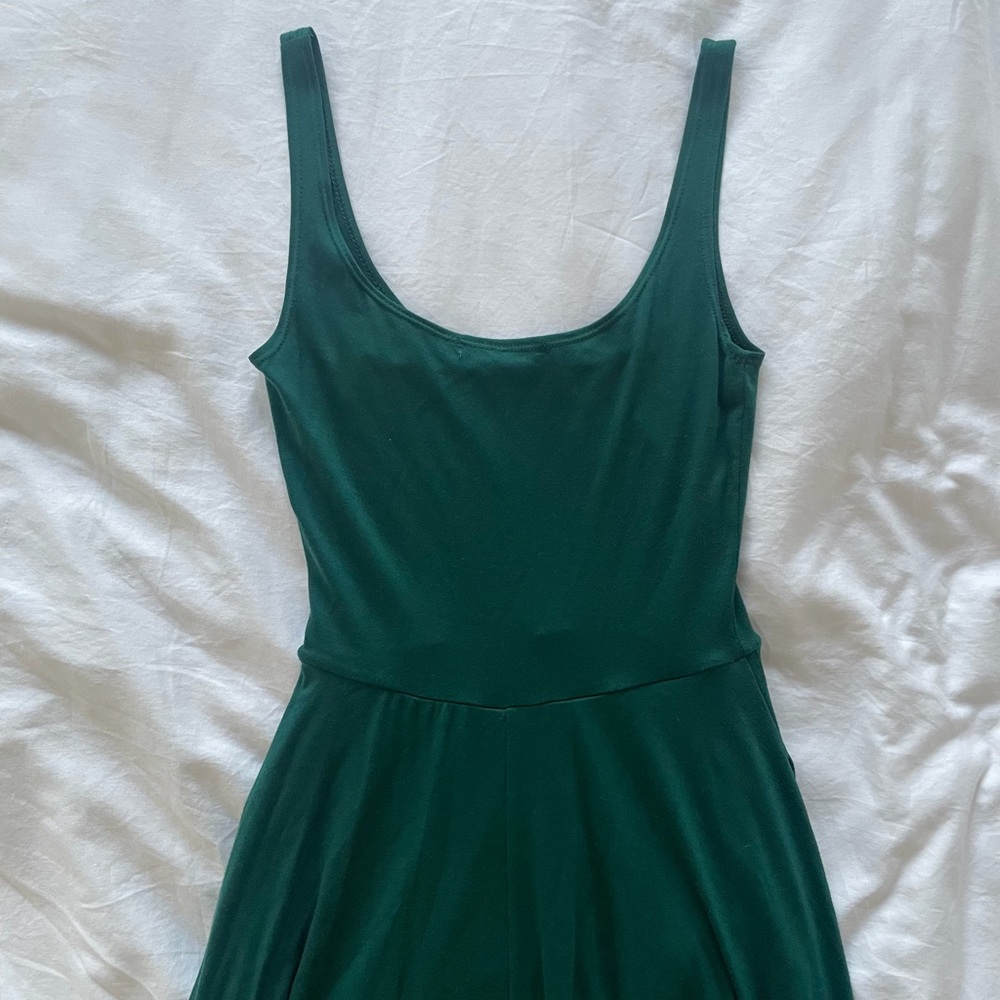 Reformation Rou Knit Dress – Emerald green - Picture 4 of 6